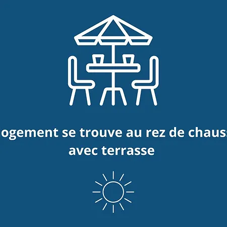 Paradis Du Soleil * Terrasse * A 5 Min * 公寓 *